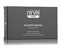 Ампулы с плацентой против выпадения волос и жирности кожи головы / PLACENTA VEGETAL FRESH EFFECT 10*10 мл, NIRVEL PROFESSIONAL