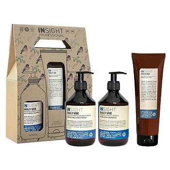 INSIGHT Набор для волос DAILY USE (шампунь 400 мл, кондиционер 400 мл, маска 250 мл), фото 2