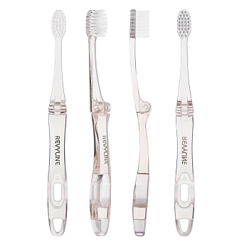 REVYLINE Щётка зубная, красный персик / S4000 Travel Glass, фото 3