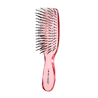 I LOVE MY HAIR Щетка парикмахерская для волос Русалочка 1803, розовая прозрачная S, фото 3