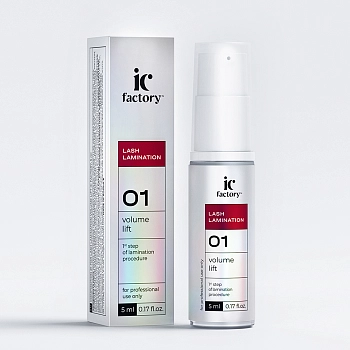 INNOVATOR COSMETICS Состав #1 для ламинирования ресниц / VOLUME LIFT IC FACTORY 5 мл, фото 2