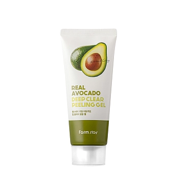 Гель-скатка отшелушивающая для лица с авокадо / Real Avocado Deep Clear Peeling Gel 100 мл