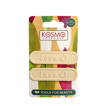 KOSMO SHTUCHKI Набор заколок love 2 шт, цвет в ассортименте / KosmoShtuchki, фото 4