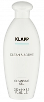 KLAPP Гель очищающий для лица / CLEAN & ACTIVE 250 мл, фото 1