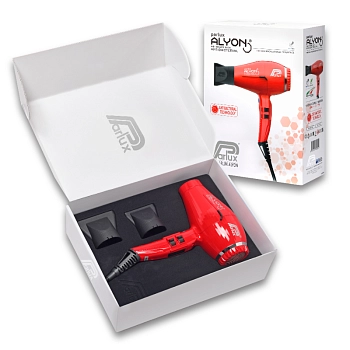 PARLUX Фен Parlux Alyon Ionic, красный, 2250 Вт, ионизация, 2 насадки, фото 4