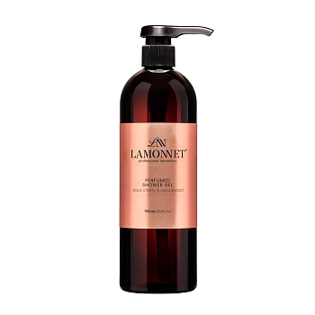 Гель парфюмированный для душа, лист смородины и ветивер / LAMONNET 750 мл