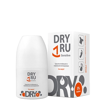 DRY RU Средство от обильного и нормального потоотделения для чувствительной кожи / Sensitive 50 мл, фото 2