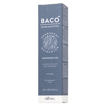 KAARAL 5.0 краска для волос, светлый каштан / Baco COLOR 100 мл, фото 3