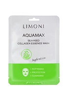 Маска восстанавливающая для лица с экстрактом морских водорослей и коллагеном / Seaweed Collagen Essence Mask 23 гр, LIMONI
