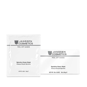 JANSSEN COSMETICS Маска моделирующая зеленая со спирулиной / Spirulina Green Mask Peel off masks 10*30 г, фото 2