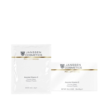 JANSSEN COSMETICS Маска моделирующая розовая с ацеролой и витамином С / Acerola Vitamin C Mask Peel off masks 10*30 г, фото 2