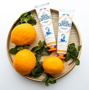 PASTA DEL CAPITANO Паста зубная с комплексом витаминов A,C,E / 1905 Vitamins ACE 75 мл, фото 4