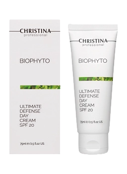 CHRISTINA Крем дневной Абсолютная защита SPF 20 / Ultimate Defense Day Cream Bio Phyto 75 мл, фото 2