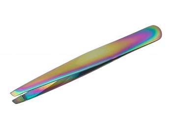 Пинцет скошенный Titatnium / METZGER