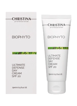 CHRISTINA Крем дневной Абсолютная защита SPF 20 / Ultimate Defense Day Cream Bio Phyto 75 мл