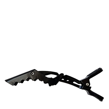 Зажимы профессиональные для волос (крокодилы), черные 115мм 10шт/уп