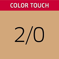 WELLA PROFESSIONALS 2/0 краска для волос, черный / Color Touch 60 мл, фото 2