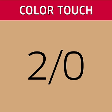 WELLA PROFESSIONALS 2/0 краска для волос, черный / Color Touch 60 мл
