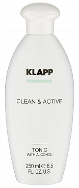 KLAPP Тоник со спиртом для лица / CLEAN & ACTIVE 250 мл