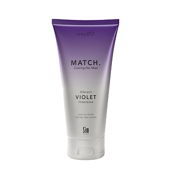 SIM SENSITIVE Маска оттеночная фиолетовая / SensiDo Match Vibrant Violet 200 мл, фото 1