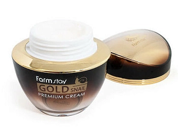 FARMSTAY Крем премиальный с золотом и муцином улитки / Black Snail 50 мл, фото 2