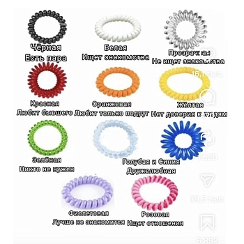 IWOU PROFESSIONAL Резинка пружинка Глянец горчичная 2шт, фото 2