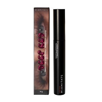 MIAMITATS Термотушь для ресниц, бургунди / Deep Red 14 гр, фото 2