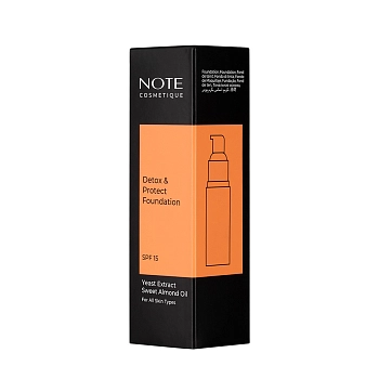 NOTE Основа тональная для лица защитная с детокс-эффектом 127 / NOTE 30 мл, фото 5