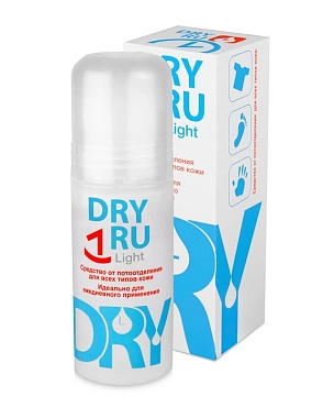 DRY RU Средство от потоотделения для всех типов кожи / Light 50 мл