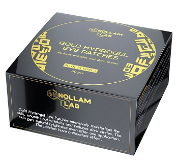 NOLLAM LAB Патчи гидрогелевые золотые премиальные для глаз / MI DERMA 60 шт, фото 2