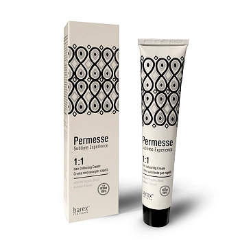 BAREX 6.8 краска для волос, темный блондин кофе и шоколад / PERMESSE 100 мл, фото 2