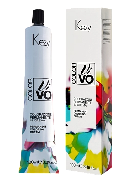 KEZY 5.06 Крем-краска перманентная для волос, светлый брюнет кофе со льдом / Color Vivo 100 мл