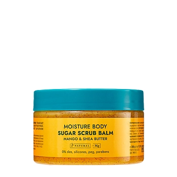 Бальзам-скраб сахарный для тела / MOISTURE BODY SUGAR SCRUB BALM MANGO & SHEA BUTTER 350 мл, 305 Miami SPA