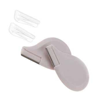 DEWAL BEAUTY Бритва для бровей со съемным лезвием 7,5 см 2 шт, фото 2