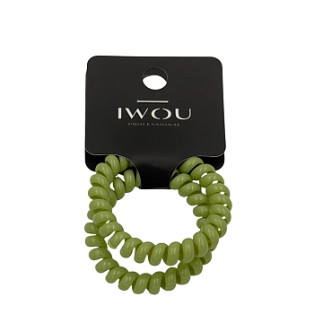 IWOU PROFESSIONAL Резинка пружинка Глянец молодая трава 2шт, фото 2