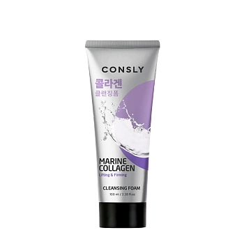 Пенка для умывания кремовая укрепляющая с морским коллагеном / Consly 100 мл