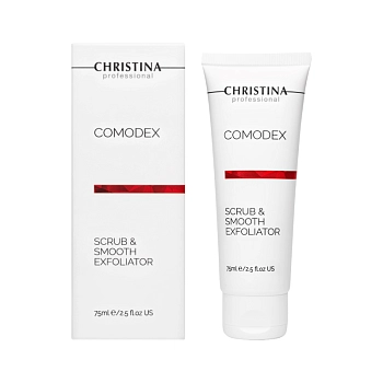 CHRISTINA Скраб-эксфолиатор выравнивающий / Scrub & Smooth Exfoliator Comodex 75 мл, фото 2