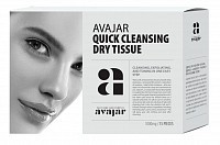 Салфетки сухие для демакияжа и умывания / Quick cleansing dry tissue 15 шт, AVAJAR