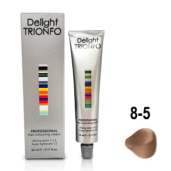 CONSTANT DELIGHT 8-5 крем-краска стойкая для волос, светло-русый золотистый / Delight TRIONFO 60 мл, фото 2