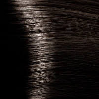 KAPOUS 4.07 крем-краска для волос с гиалуроновой кислотой, коричневый натуральный холодный / HY 100 мл, фото 1