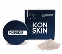 ICON SKIN Пудра минерально-растительная себостатическая / Re: Program Sebum Lock Overnight Matt & Care Powder 10 гр, фото 2