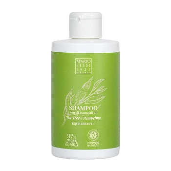 MARIO FISSI 1937 Шампунь для волос Восстановление баланса с маслами чайного дерева и грейпфрута / Equilibrante 300 мл, фото 1