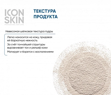 ICON SKIN Пудра минерально-растительная себостатическая / Re: Program Sebum Lock Overnight Matt & Care Powder 10 гр