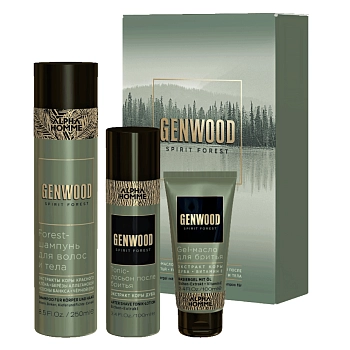 ESTEL PROFESSIONAL Набор для мужчин (шампунь, гель-масло, лосьон) / GENWOOD shave, фото 2
