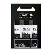 EPICA PROFESSIONAL Набор мужской для волос (шампунь 250 мл + кондиционер 250 мл + универсальный шампунь 250 мл) MEN`S, фото 1