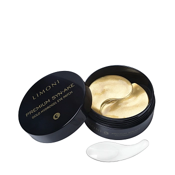 LIMONI Патчи гелевые антивозрастные со змеиным ядом для век / Premium Syn-Ake Gold Hydrogel Eye Patch 60 шт, фото 2