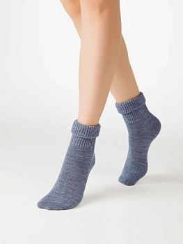 MINIMI Носки шерстянные, темно-серые Grigio Melange 0 / MINI INVERNO 3301, фото 6