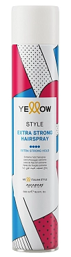 YELLOW Лак экстрасильной фиксации для волос / YE STYLE EXTRA STRONG HAIRSPRAY 500 мл