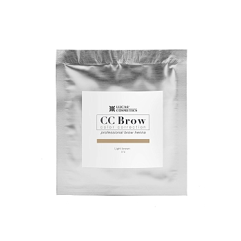 LUCAS COSMETICS Хна для бровей, светло-коричневый (в саше) / CC Brow light brown 5 г, фото 1