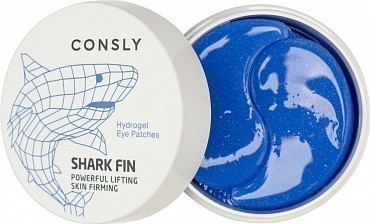 CONSLY Патчи гидрогелевые с экстрактом акульего плавника для области вокруг глаз 60 шт